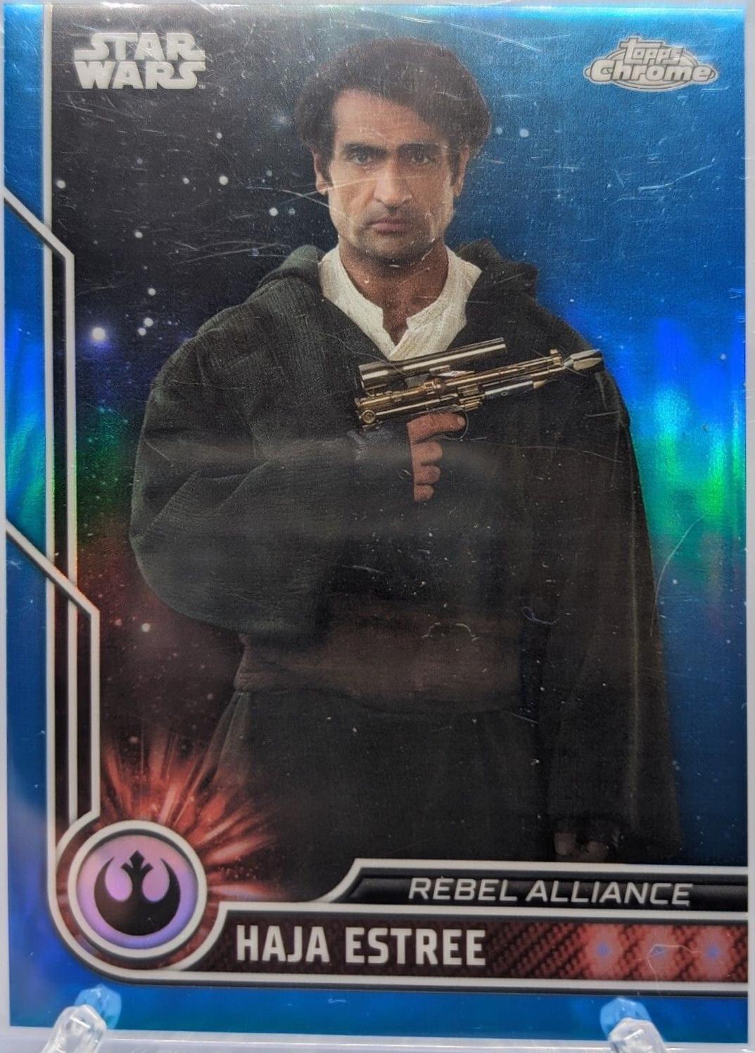 Haja Estree [Blue Refractor] #13 Star Wars 2023 Topps Chrome