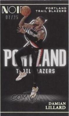 Damian Lillard [Holo Silver] #106 Basketball Cards 2020 Panini Noir