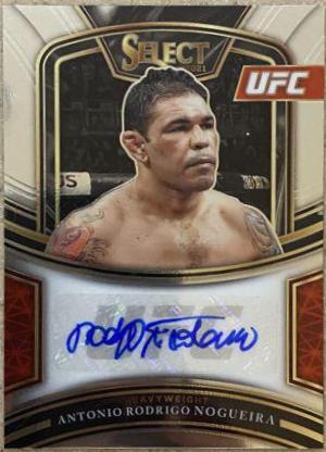 Antonio Rodrigo Nogueira #SG-ARN Ufc Cards 2021 Panini Select UFC Signatures