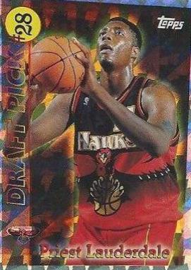 Priest Lauderdale #DP28 Basketball Cards 1996 Topps Draft Redemption