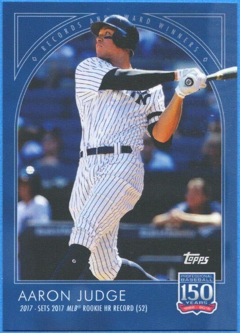 Aaron Judge #99 Baseball Cards 2019 Topps 150 Years of Baseball