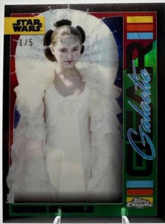 Queen Amidala [Dathomir Red Refractor] #GG-11 Star Wars 2024 Topps Chrome Galactic Gear