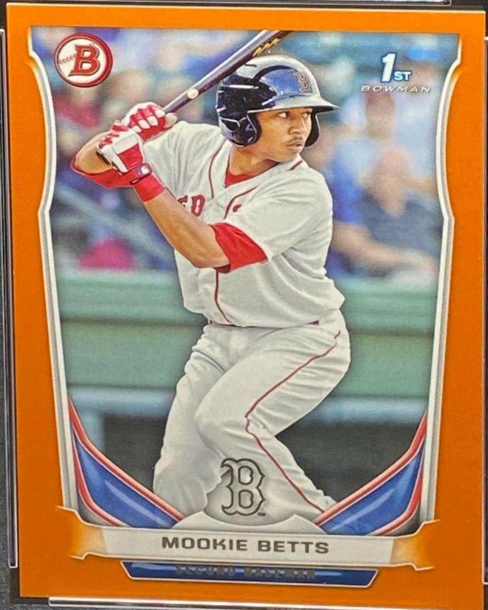 MOOKIE BETTS 2014 Bowman 1st RC outlet BGS 8