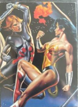 Wonder Woman / Black Widow #I-5 1995 Fleer DC vs Marvel Impact