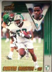 Curtis Martin #126 Football Cards 1998 Pacific Aurora