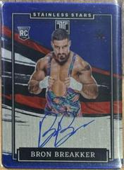 Bron Breakker [Blue] #SS-BBK Wrestling Cards 2022 Panini Impeccable WWE Stainless Stars Autographs Prices