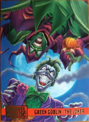 Green Goblin / Joker #95 1995 Fleer DC vs Marvel