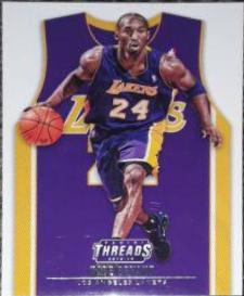 Kobe Bryant 2009 Panini Team Threads Away 2024 Purple Die-Cut Jersey #19 Away Games