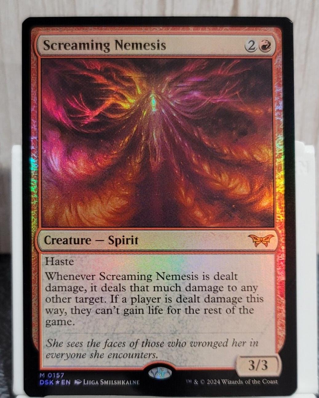 Screaming Nemesis [Foil] #157 Magic Duskmourn: House of Horror