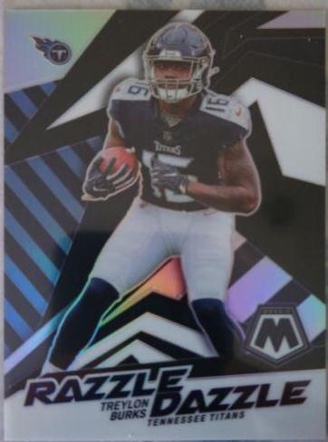 Treylon Burks 2022 Mosiac Case Hit shops Razzle Dazzle Tennessee Titians SSP #30