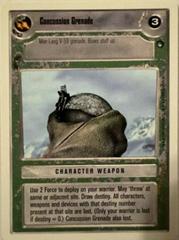 Concussion Grenade [Revised] Star Wars CCG Hoth Prices