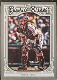 Buster Posey [Hands on Knees] #110 Baseball Cards 2013 Topps Gypsy Queen