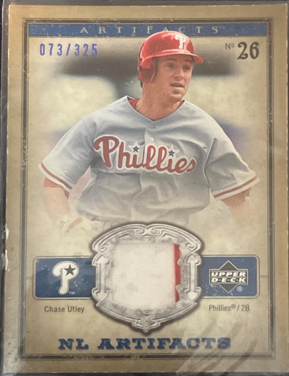 Chase Utley #NL-CU Baseball Cards 2006 Upper Deck Artifacts