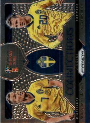 Ola Toivonen, Sebastian Larsson #C-18 Soccer Cards 2018 Panini Prizm World Cup Connections