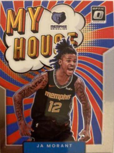 Ja Morant #12 2021 Donruss Optic retailer My House PSA10