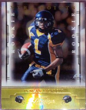 DeSean Jackson [Xtra Points Gold] #128 Football Cards 2008 Playoff Prestige