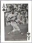 Carl Yastrzemski [Ace of Clubs] Baseball Cards 1969 Globe Imports Playing Cards