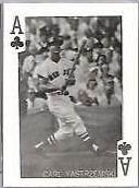 Carl Yastrzemski [Ace of Clubs] Baseball Cards 1969 Globe Imports Playing Cards Prices