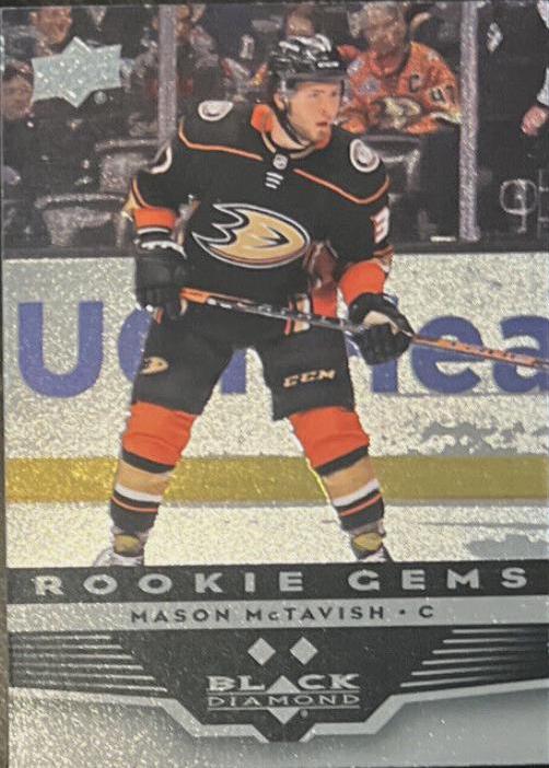 Mason McTavish #BD-25 Hockey Cards 2021 Upper Deck Black Diamond 2005-06 Retro