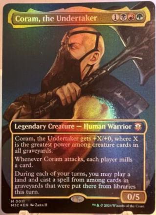 Coram, the Undertaker #138 Magic Modern Horizons 3 Commander