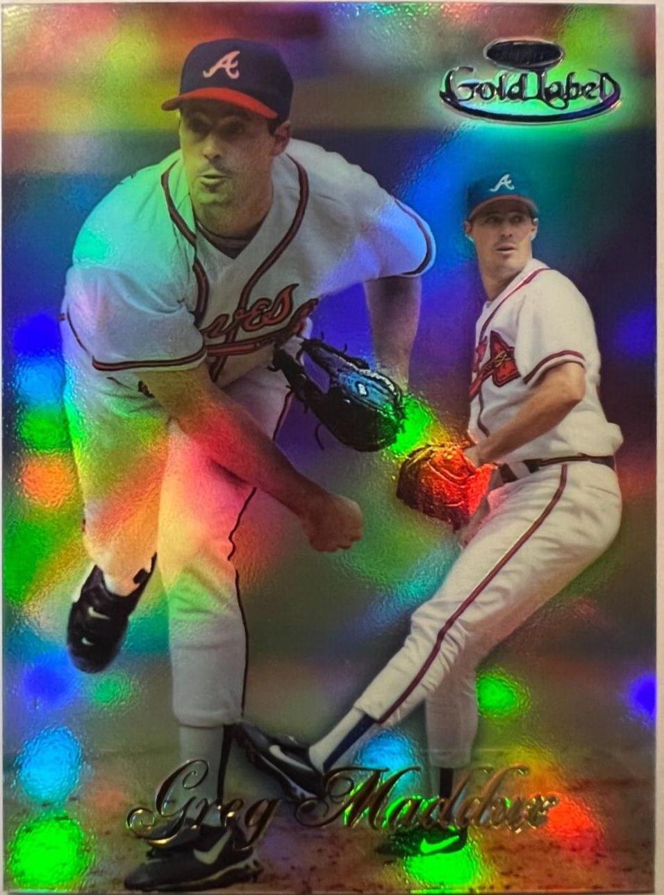 Greg Maddux [Class 1 Black Label] #2 Baseball Cards 1998 Topps Gold Label