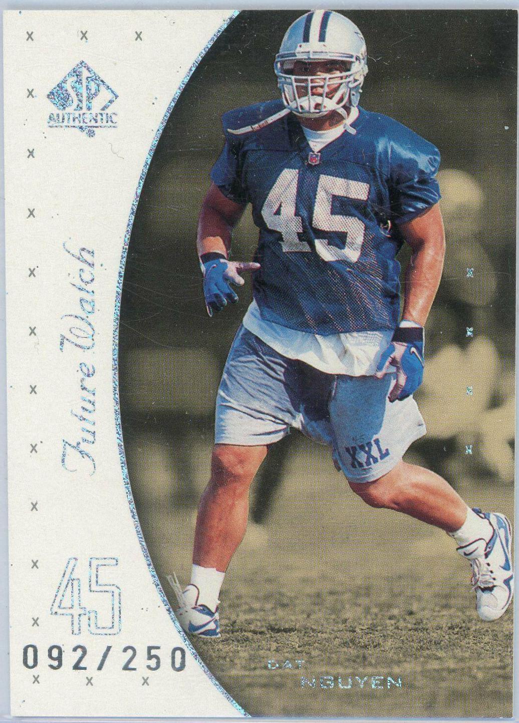 Dat Nguyen [Excitement] #140 Football Cards 1999 SP Authentic