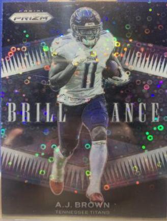 A. J. Brown [No Huddle Prizm] #B-17 Football Cards 2021 Panini Prizm Brilliance