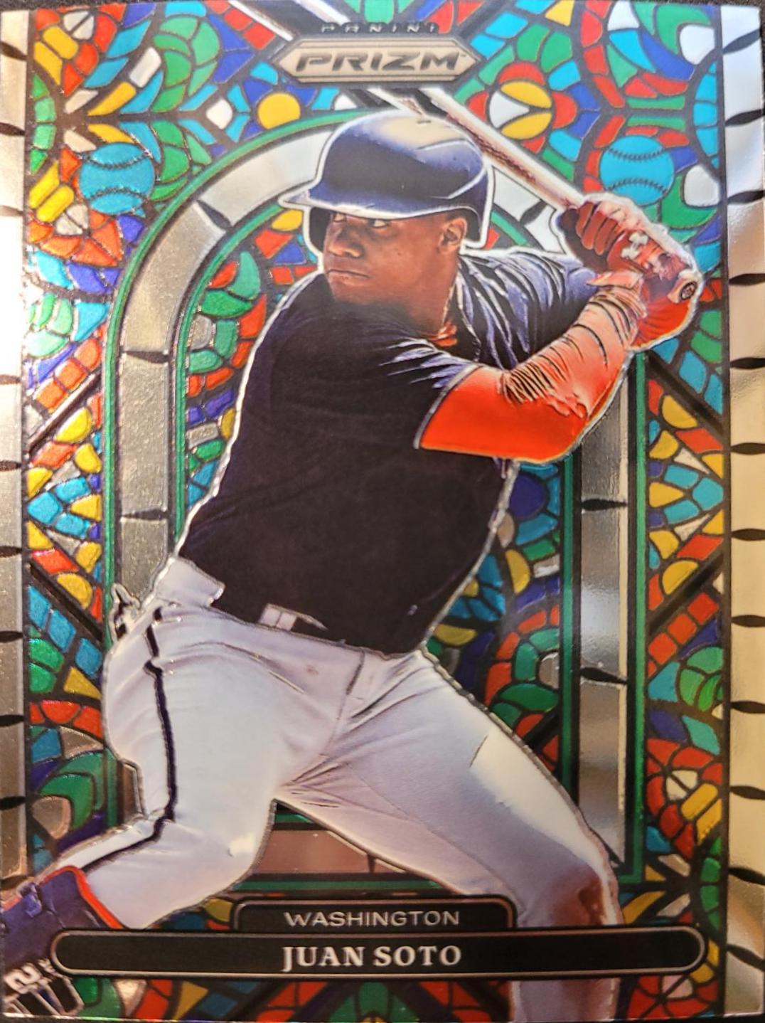 Juan Soto 2022 Panini Prizm Stained Glass #SG-2 store Numbered 71/100