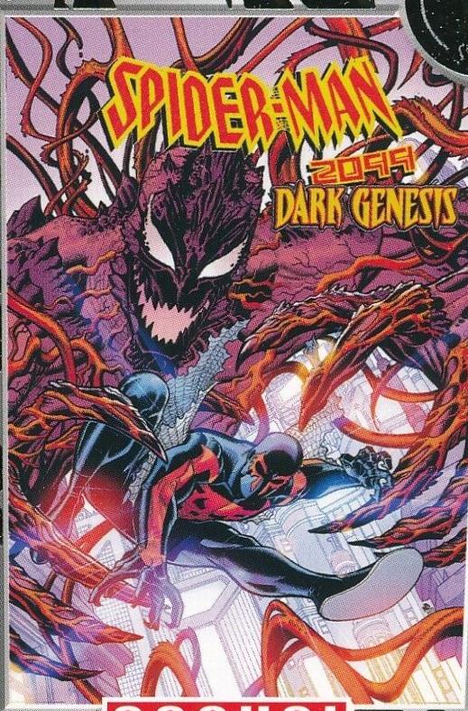 Spider-Man 2099: Dark Genesis #N1S-19 Marvel 2023 Upper Deck Annual Number 1 Spot