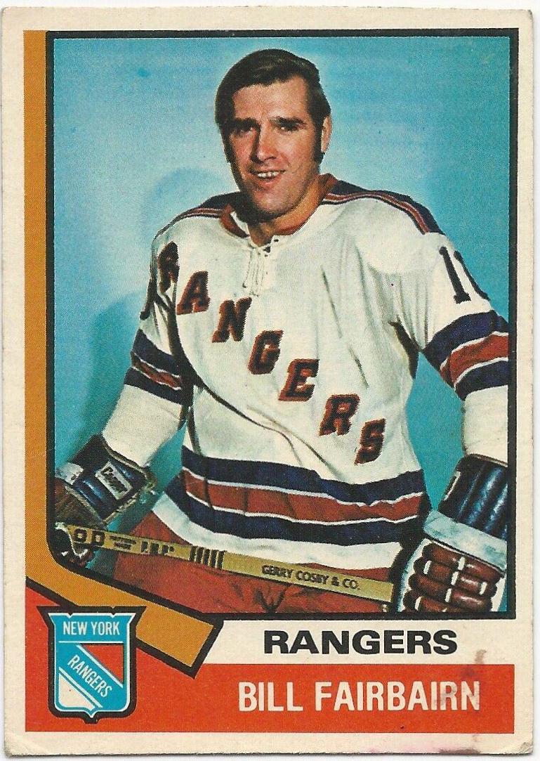 Bill Fairbairn #231 Hockey Cards 1974 O-Pee-Chee