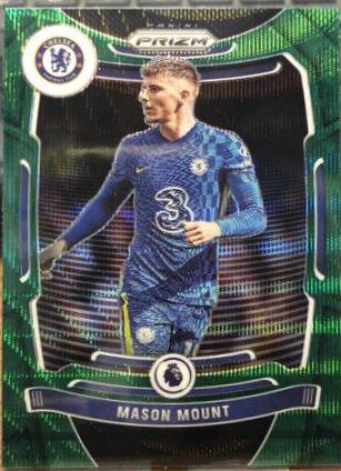 Mason Mount [Green Wave Prizm] #250 Soccer Cards 2021 Panini Prizm Premier League