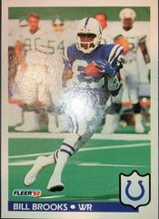 Bill Brooks #161 Football Cards 1992 Fleer Prices