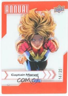 Captain Marvel [Crystal Clear] #16 Marvel 2022 Upper Deck Annual