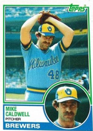 Mike Caldwell #142 Baseball Cards 1983 Topps