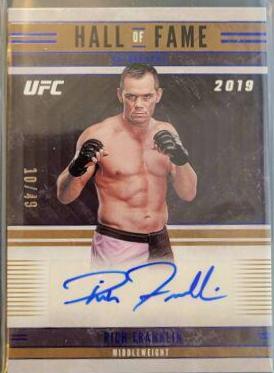 UFC shops Topps Rich Franklin OUT OF PRINT