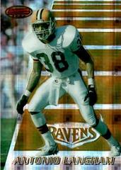 Antonio Langham [Atomic Refractor] #52 Football Cards 1996 Bowman's Best Prices