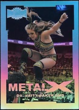 Dr. Britt Baker #MX-6 Wrestling Cards 2022 SkyBox Metal Universe AEW Metal X