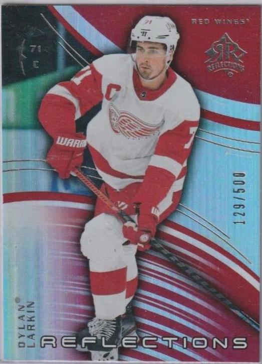 Dylan Larkin [Ruby] #16 Hockey Cards 2020 Upper Deck Triple Dimensions Reflections