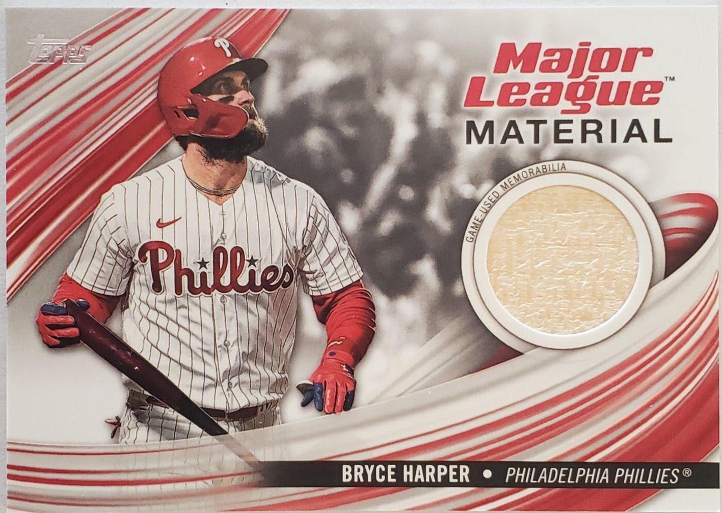 Bryce Harper Mlm Bh Prices Topps Update Major League Material