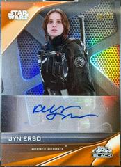 Jyn Erso [Orange Refractor] #19 Star Wars 2023 Topps Chrome Prices