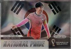 Heung Min Son #15 Soccer Cards 2022 Panini Prizm World Cup National Pride Prices