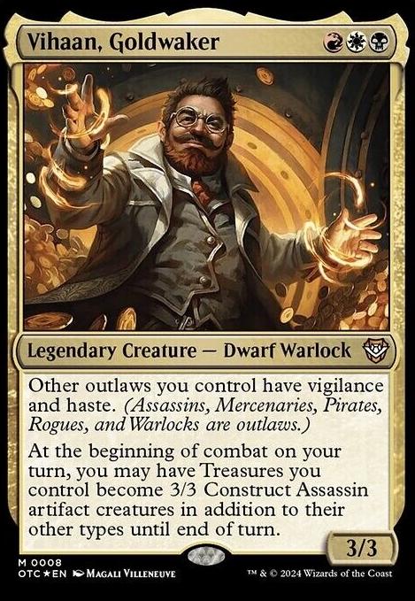 Vihaan, Goldwaker #44 Magic Outlaws of Thunder Junction Commander