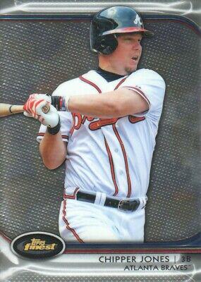 Chipper Jones #58 Baseball Cards 2012 Finest