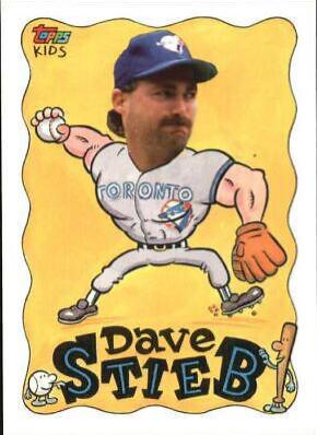 Dave Stieb #91 Baseball Cards 1992 Topps Kids