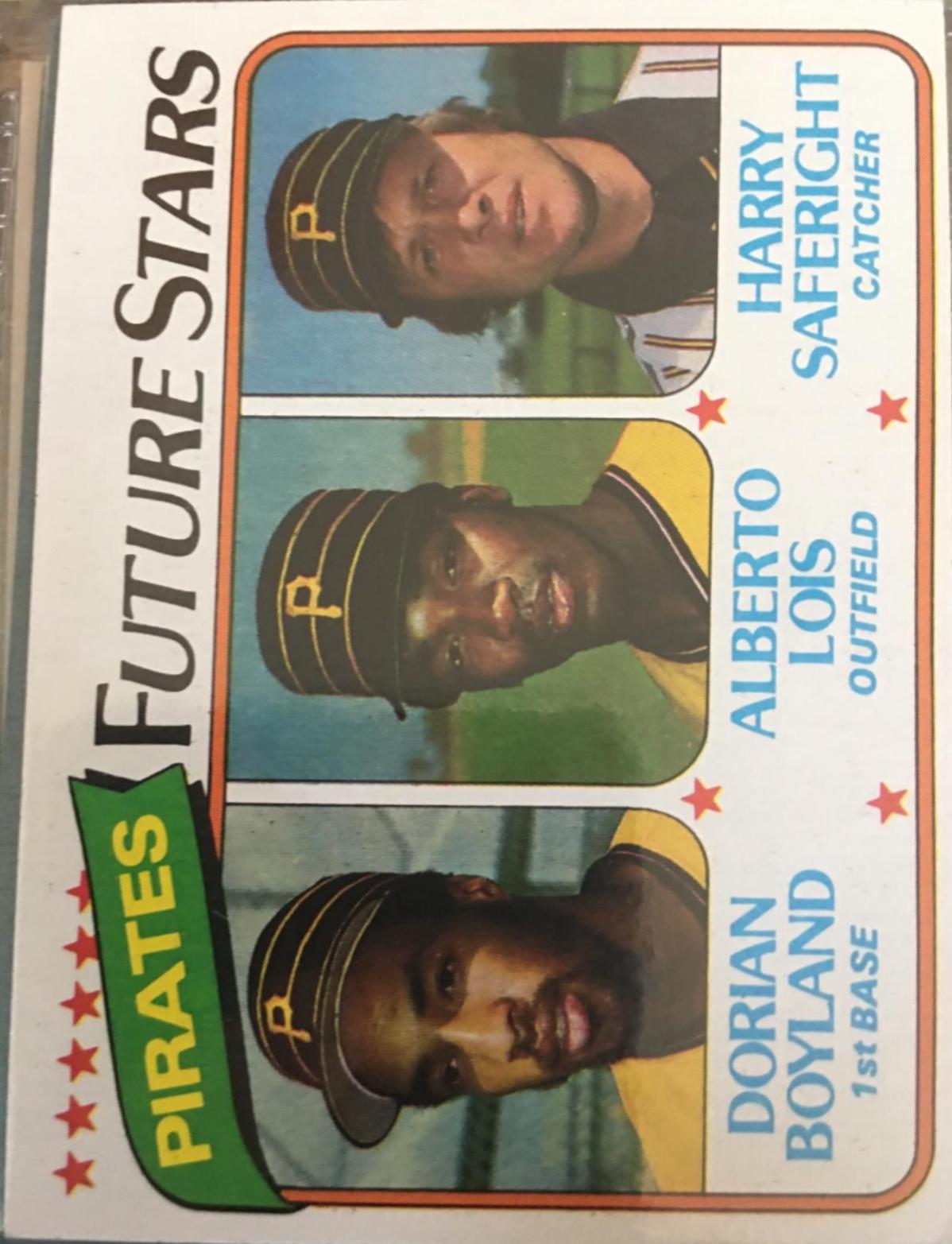 Pirates Future Stars [D. Boyland, A. Lois, H. Saferight] #683 Baseball Cards 1980 Topps