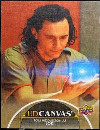 Tom Hiddleston as Loki #C1 Marvel 2024 Upper Deck Studios UD Canvas