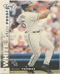 Frank Thomas [Blue Press Proof] #62 Baseball Cards 2002 Leaf Prices