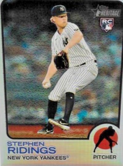 Stephen Ridings [Chrome Refractor] #604 Prices | 2022 Topps Heritage ...