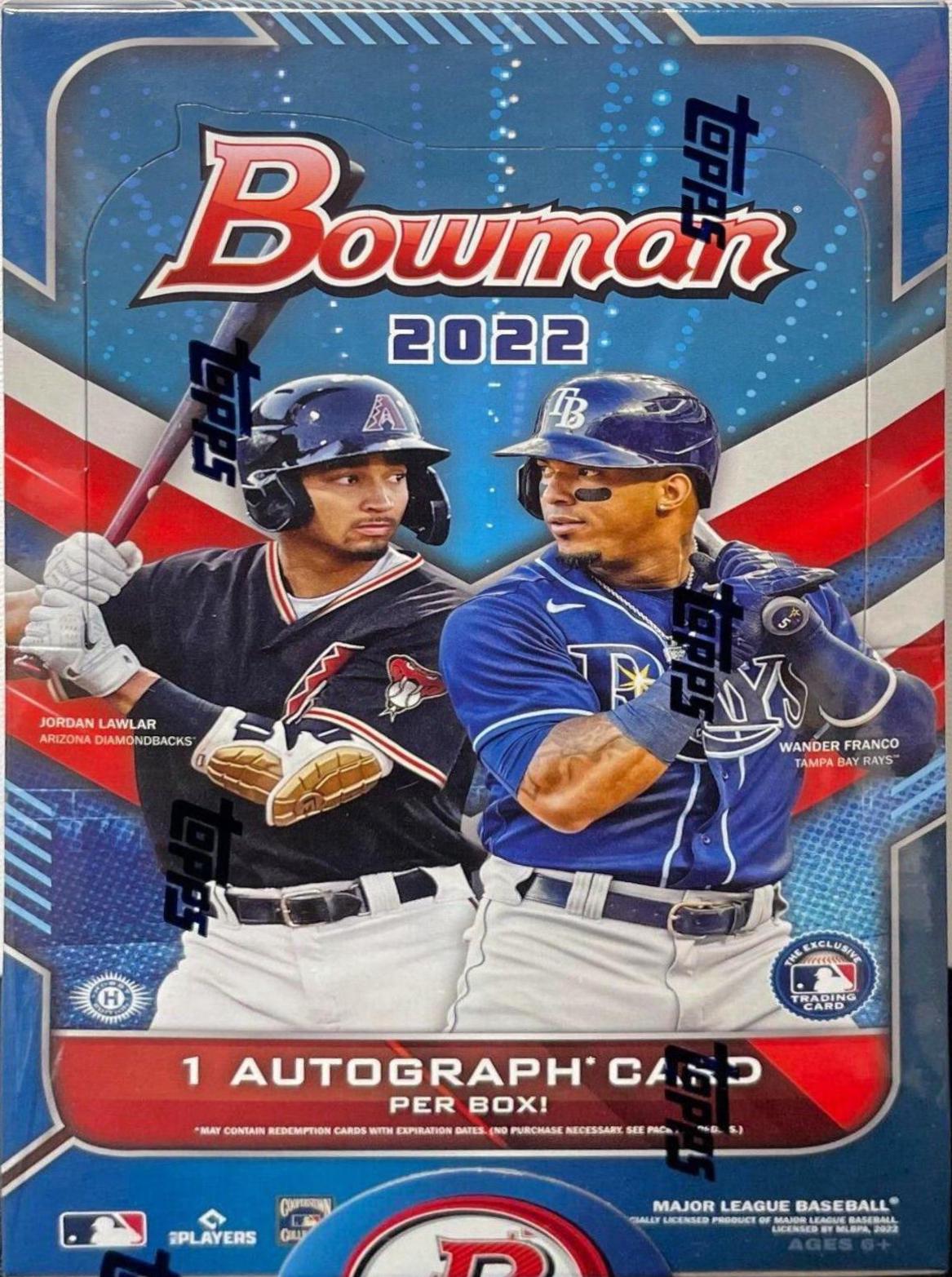 Hobby Box Prices 2022 Bowman Baseball Cards