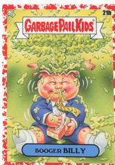 Booger BILLY [Red] #21b Garbage Pail Kids 35th Anniversary Prices